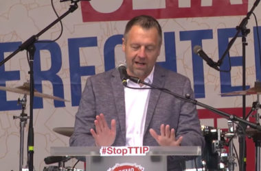 Rede Mitinitiator Frank Immendorf bei stopTTIP Demo in Hannover